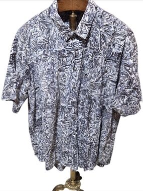 Vintage Local Motion Hawaiian Aloha Tropical Button Shirt Size XL